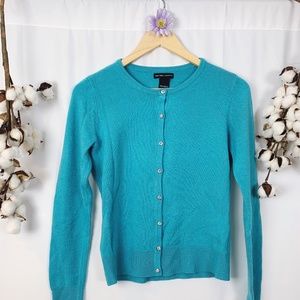 New York and Company Aqua Cardigan